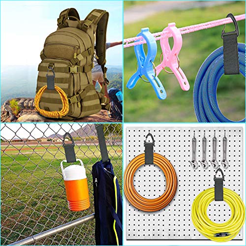 Extension Cord Organizer(8 Pack), Extension Cord Holder For Garage Organization And Storage, Heavy Duty Storage Straps For Cables, Hoses And Ropes, With Triangle Buckle For Hanging, Design Patent #TOP3