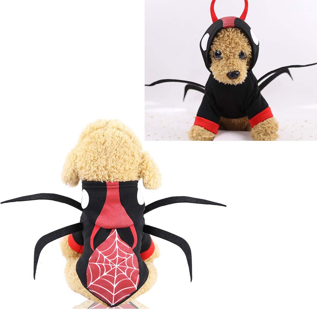 Sipliv Pet Hoodie Pet Dog Cat Autumn Winter Weather Coat Soft Fleece Hoodie Clothes for Puppy Halloween Christmas Holiday Party Clothes - Image 4