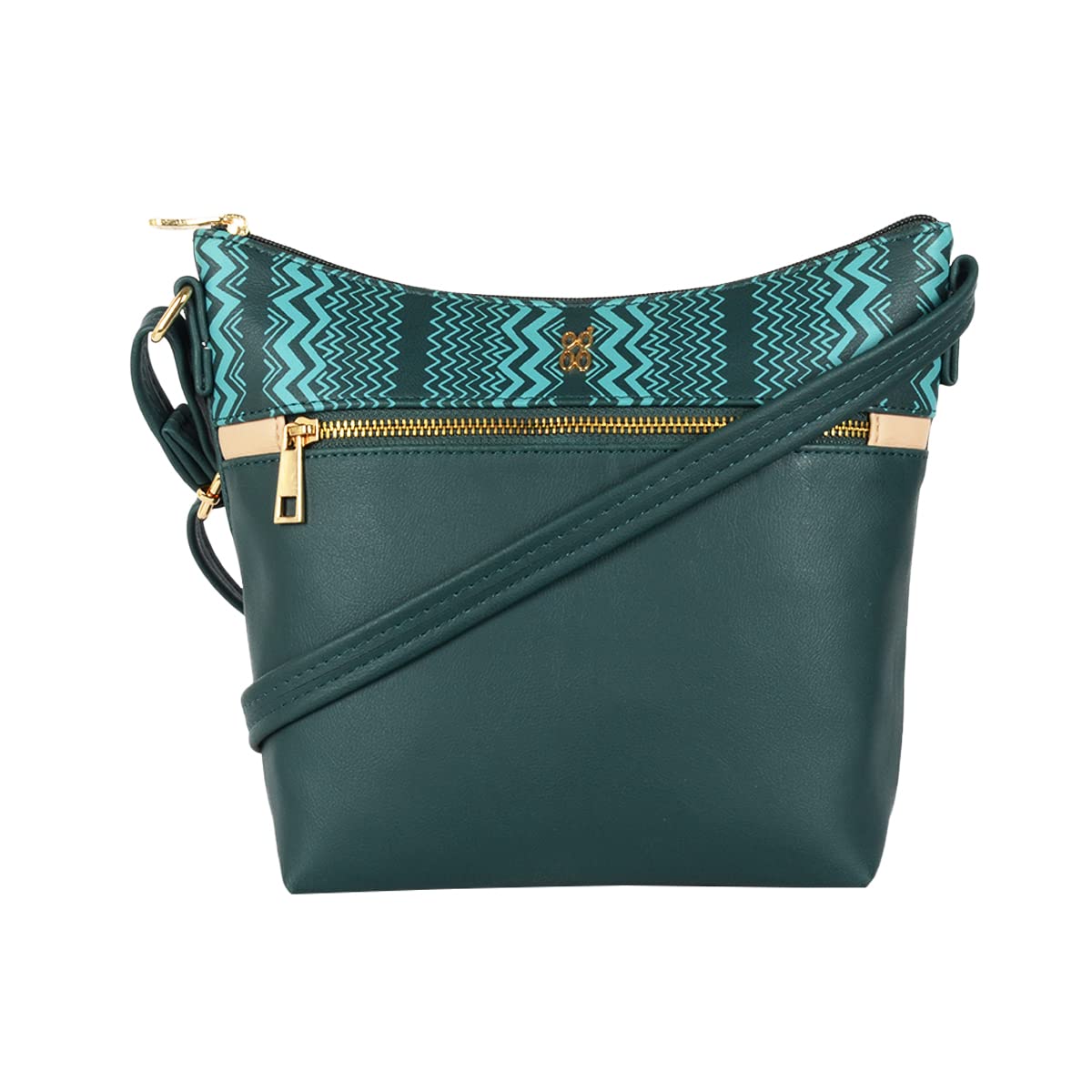baggit Women Green Sling Bag Small Size | Ladies Stylish Casual Cross Body Purse Handbag-picture-28