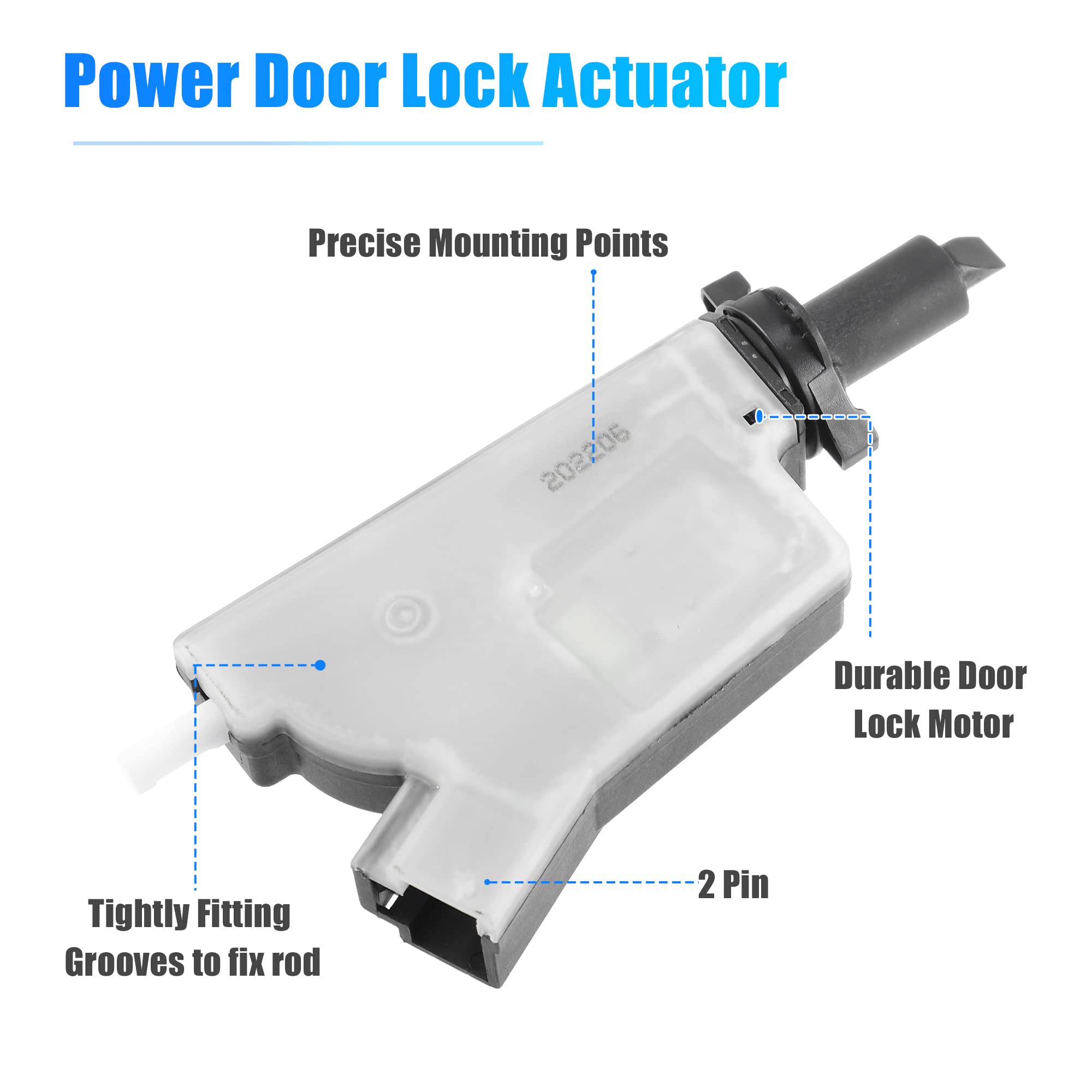 Amazon.com: X AUTOHAUX Fuel Lid Door Lock Actuator Motor for