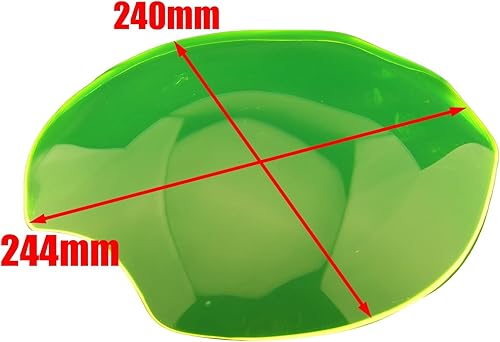 Miniatura 4 de FINMOKAL Front Headlight Screen Lens Cover Guard Fit For Ducati Monster 821 1200R 2014-2021 1PCS Green