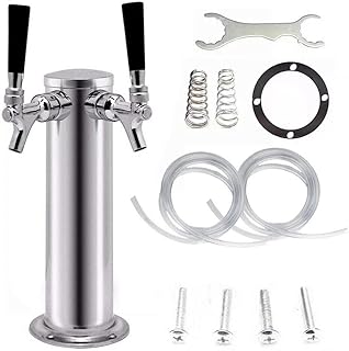 Kaibrite 2 krany ze stali nierdzewnej, dozownik piwa, dystrybutor piwa, piwo i sok