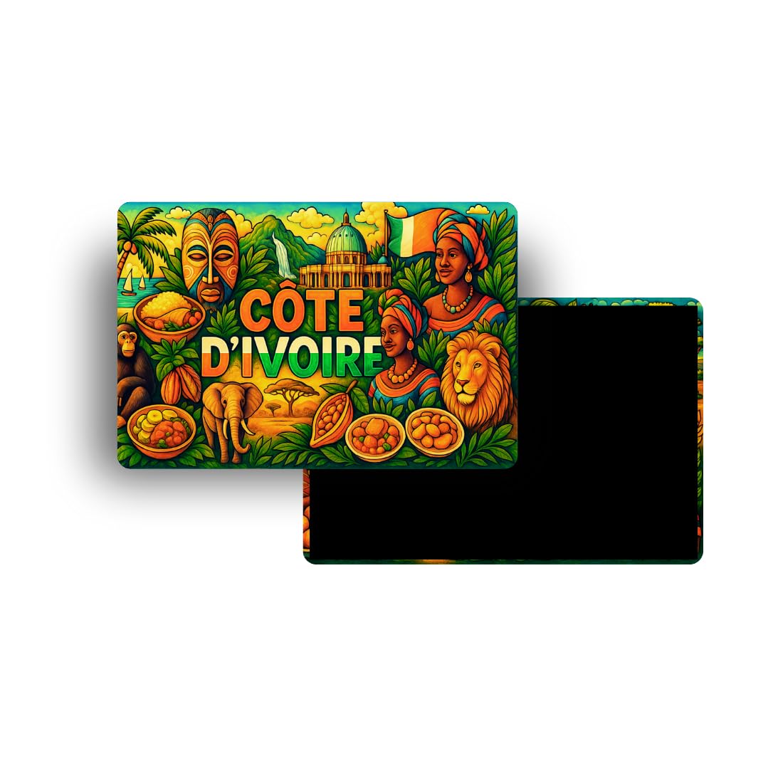 Aimant de réfrigérateur 3D Brésil souvenir de voyage, cadeau de maison, décoration de cuisine