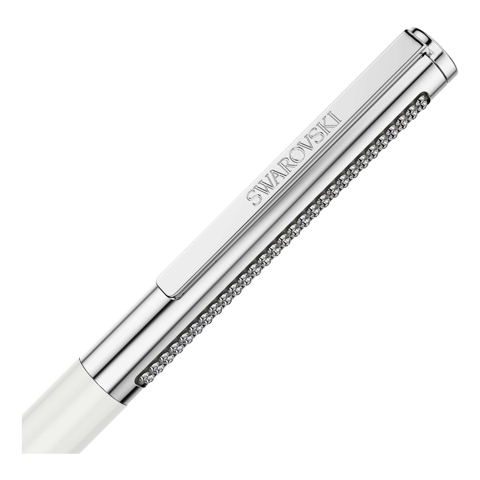 Swarovski Matrix Tennis ballpoint pen White Chrome plated — view 3