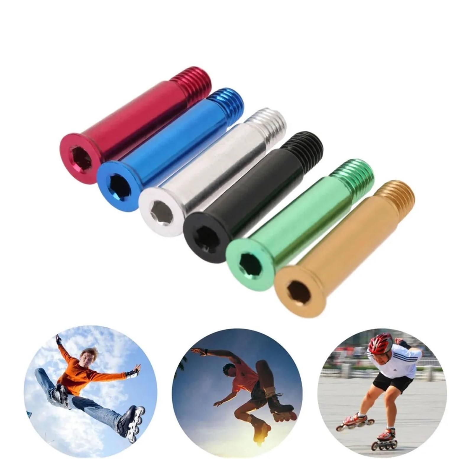 Vis d'essieu 8 pièces vis de patin vitesse en ligne