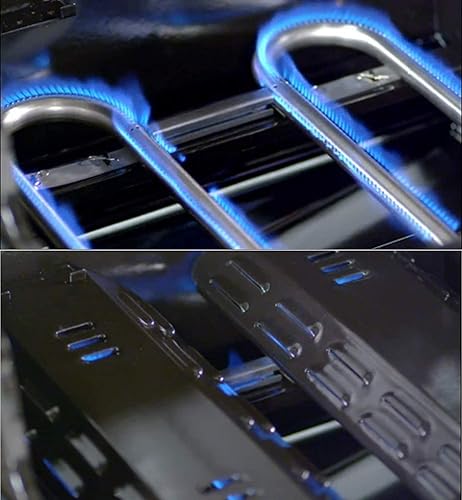 Miniatura 8 de Criditpid Piezas de repuesto para parrilla Master Forge MFA350CNP, MFA350BNP, cubierta de quemador de placa de calor de acero porcelánico, repuesto