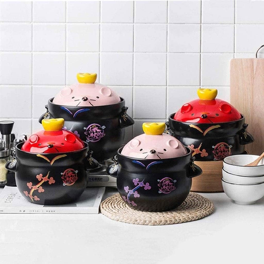 Ceramic Cookware Soup Pot Stew Clay Stockpot Earthenware