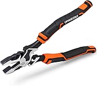 Vista 9 de VANQUISH Alicates Linemans de 7 pulgadas Alicates Linesman de alto apalancamiento con diseño de corte lateral (3162)