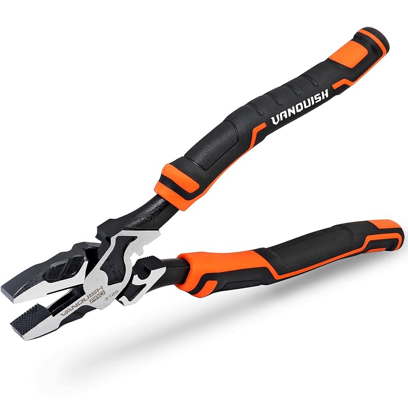 Alicate de Corte Diagonal Vanquish de Alta Alavancagem em Aço CR-MO, 24,1 cm, Modelo 3165