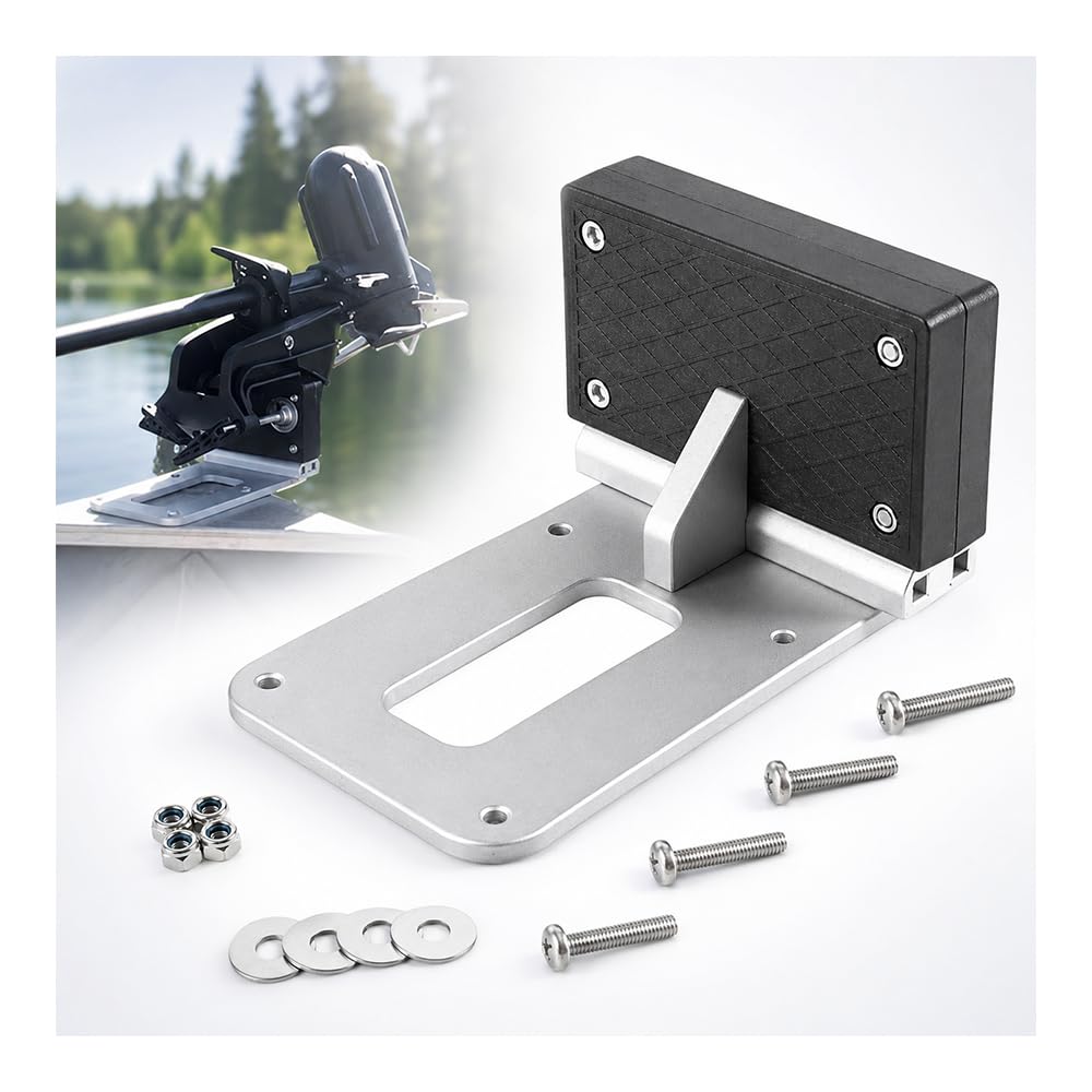 Soporte Motor Kayak para Feelfree Lure 13.5 2015-2026 Montaje Trasero Barco Placa Aluminio Motor Eléctrico Accesorio
