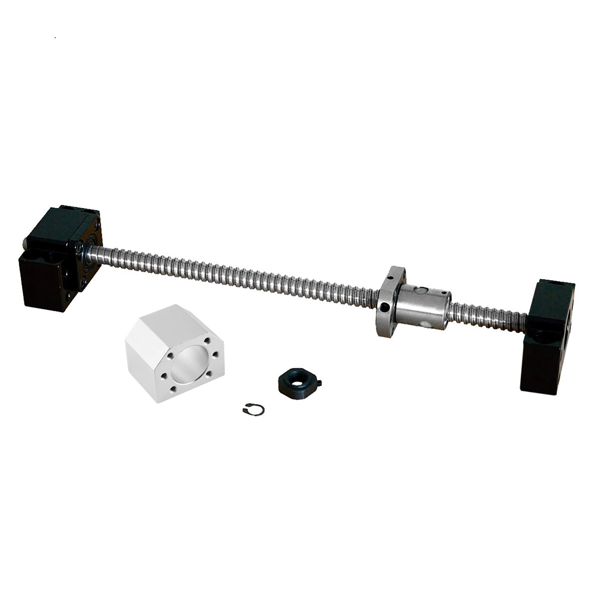 CNCCANEN BallScrew 1605-1000mm End Machine with Ballnut Housing + Couplers BK/BF12