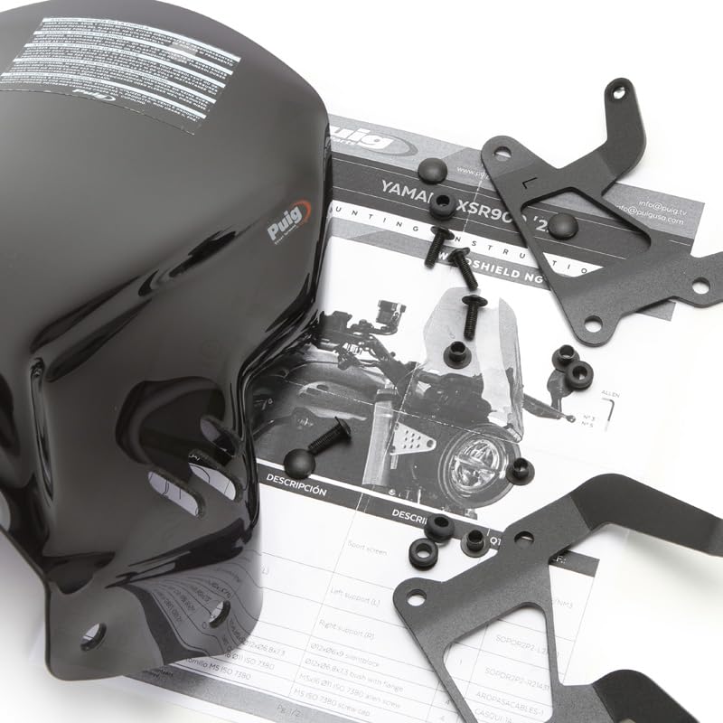 Amazon | Puig 21431F NEW GENERATION SPORT [DARK SMOKE] XSR900 (22