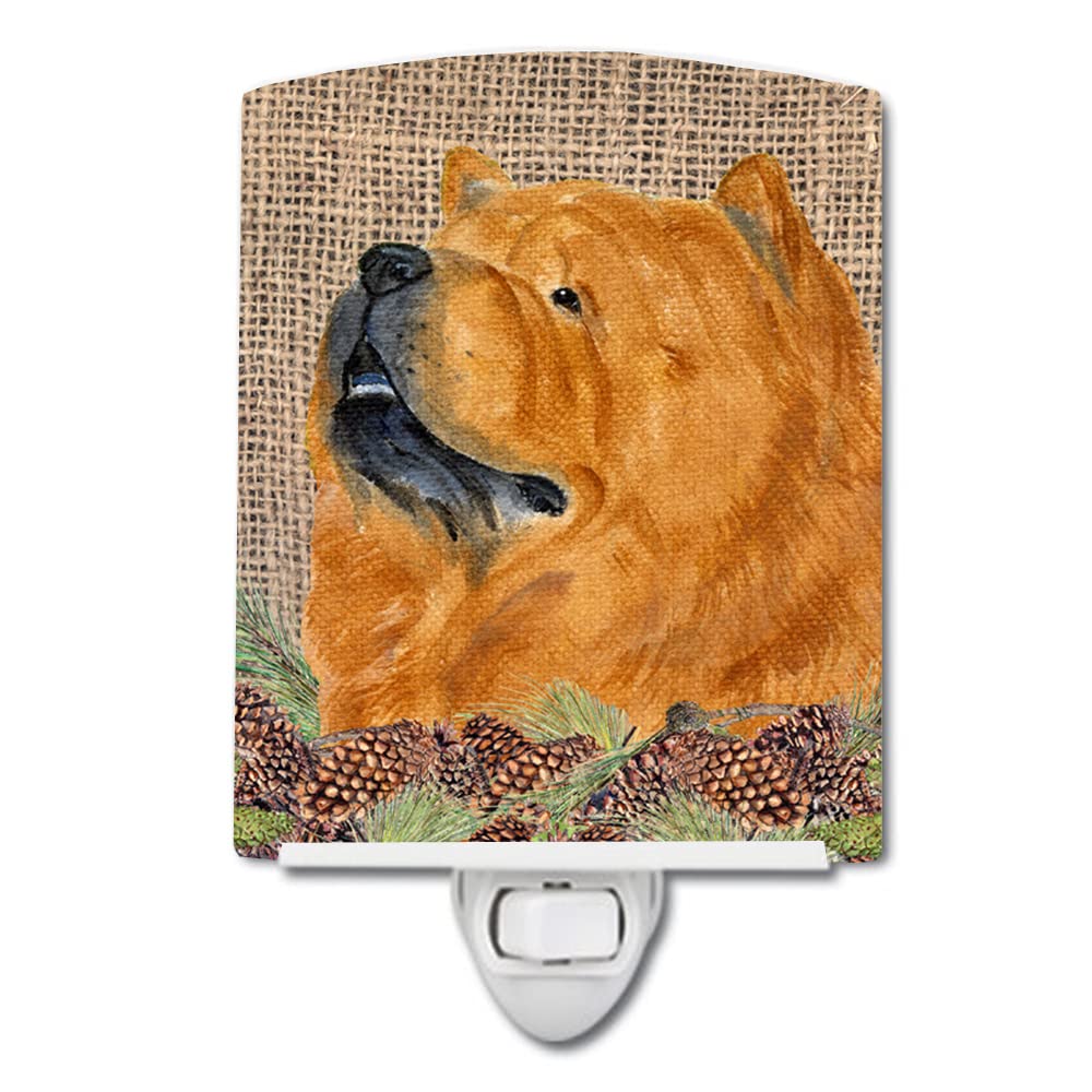 Carolines Treasures Ceramic Night Light Chow Chow 6x4x3in Multicolor Model