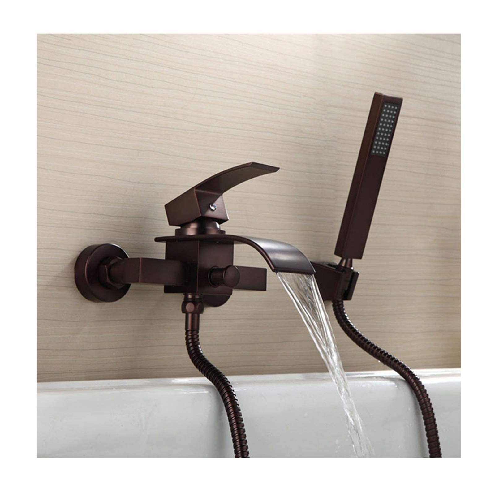 Robinet de baignoire cascade mural pour transformer votre salle de bain en spa