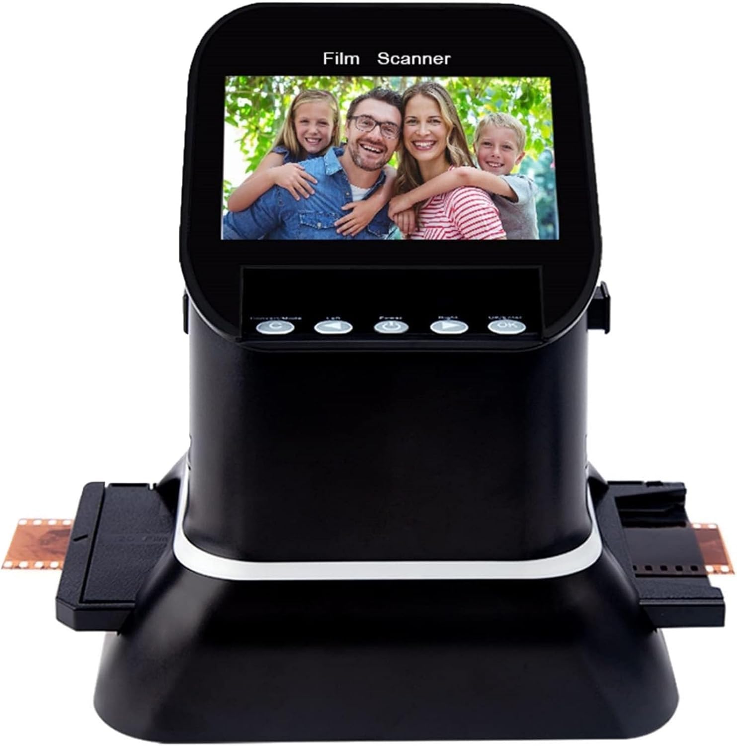 Digital Film and Slide Scanner, 120 High Resolution with 4.3" LCD Screen, Converts 35mm, 135, 126, 127 Negatives and Slides to JPEG, Save Easily to Sd Card Or Pc-image-34