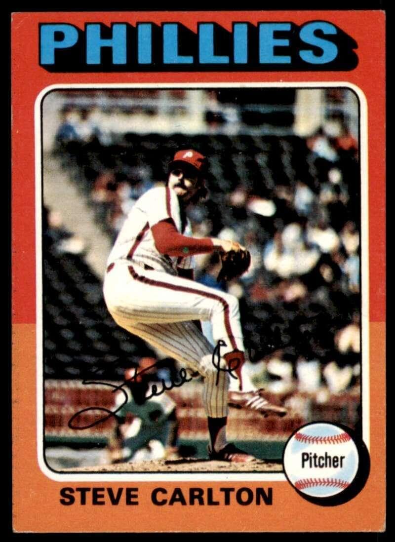 Steve Carlton Card 1975 Topps #185 - Slabbed Baseball Cards