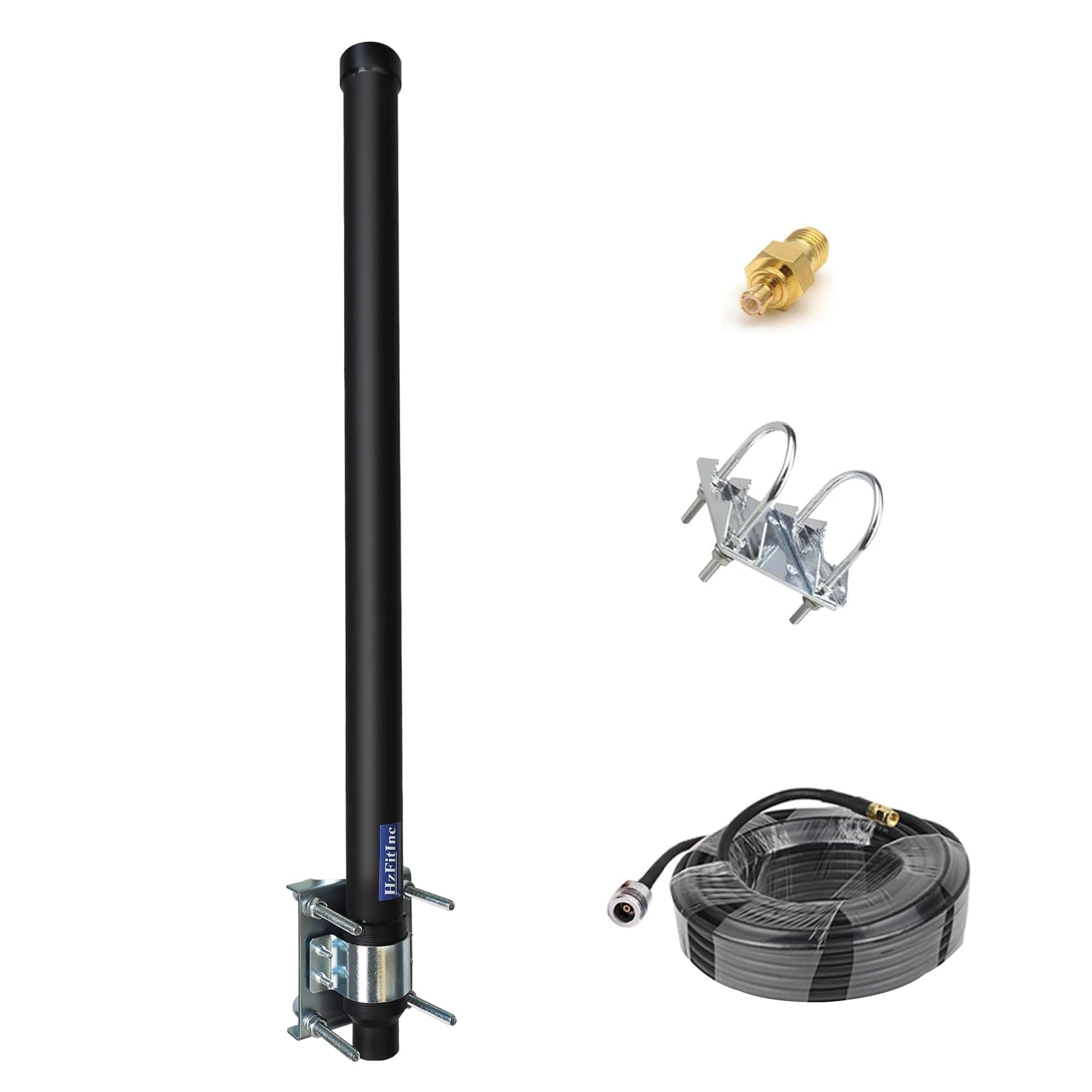 ADS-B Antenna for Flightaware 1090 MHz &amp; 978 MHz Dual-Band with 16ft SMA Cable MCX Adapter High Gain 7dBi Long Range Outdoor&amp; Indoor Set for ADSB Receiver UAT RTL SDR