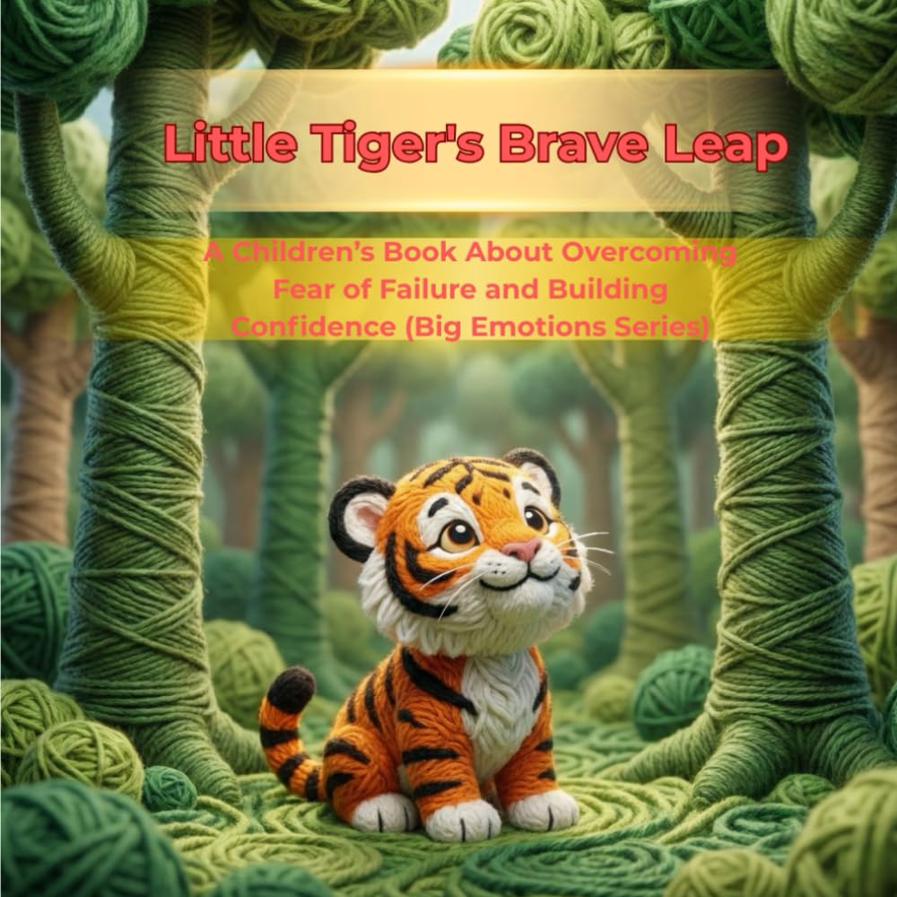 Little Tiger's Brave Leap: A Children’s Book About Overcoming Fear of Failure and Building Confidence (Big Emotions Series)