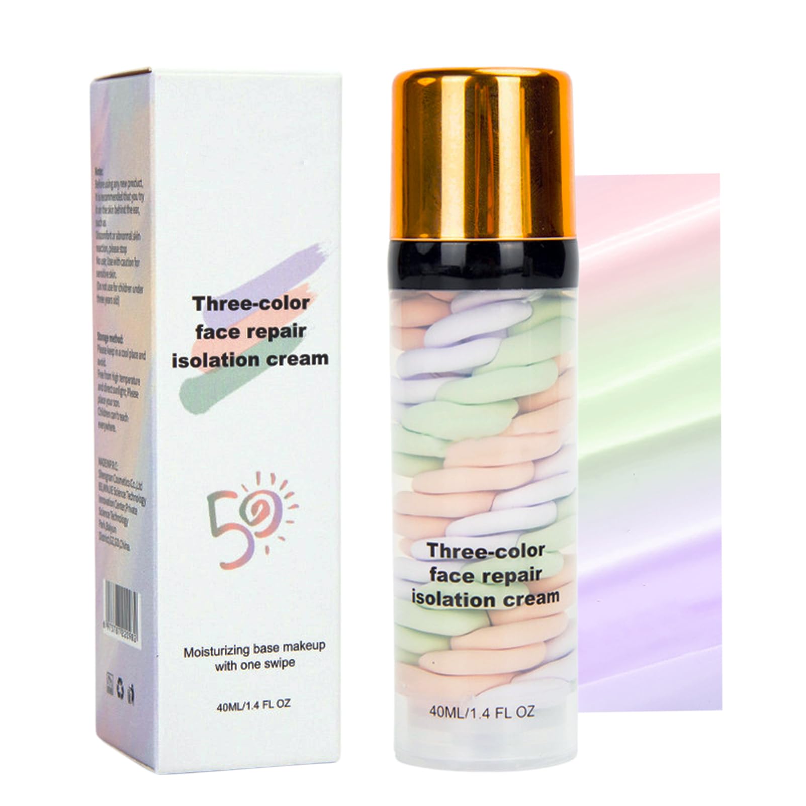 Primer Makeup, Pore Minimizer Primer For Foundation Base, Professional Make Up Primer For Face, Hydrating Isolation Cream Colour Corrector Makeup Primer, Waterproof & Long Lasting (1PCS) (1)