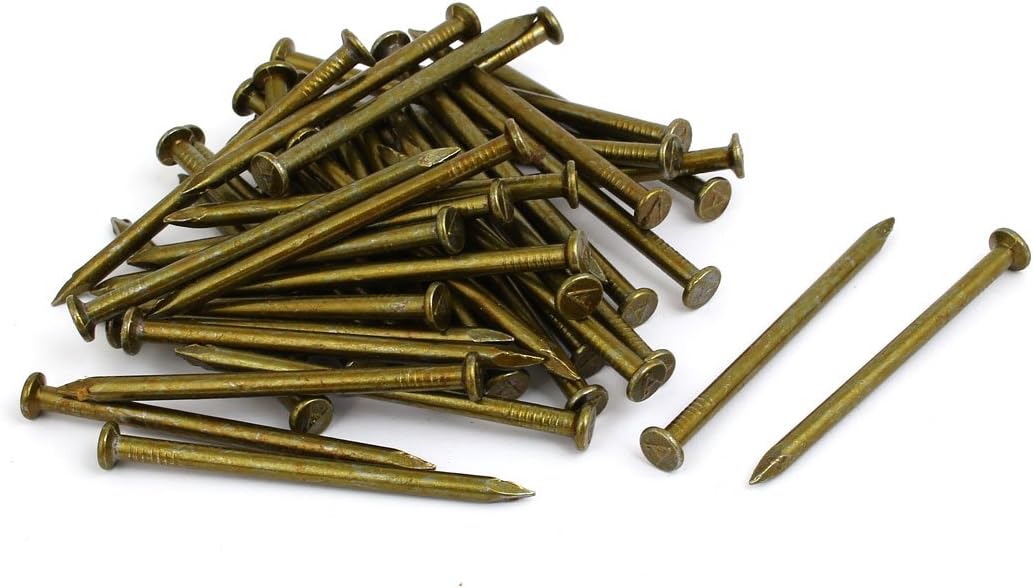Fiber Concrete Fastener Cement Wall Steel Point Tip Wire Nails 4mmx70mm 100PCS Model:23as34qo214