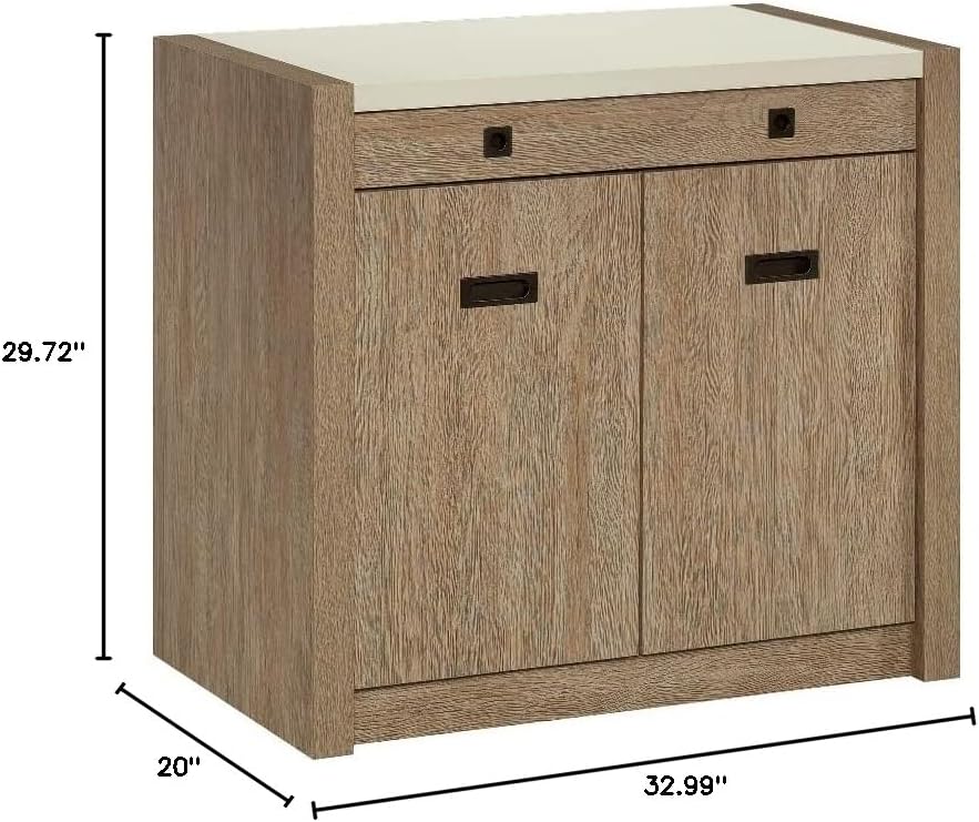 Dimensions of Sauder Dixon City Computer Desk Cabinet
