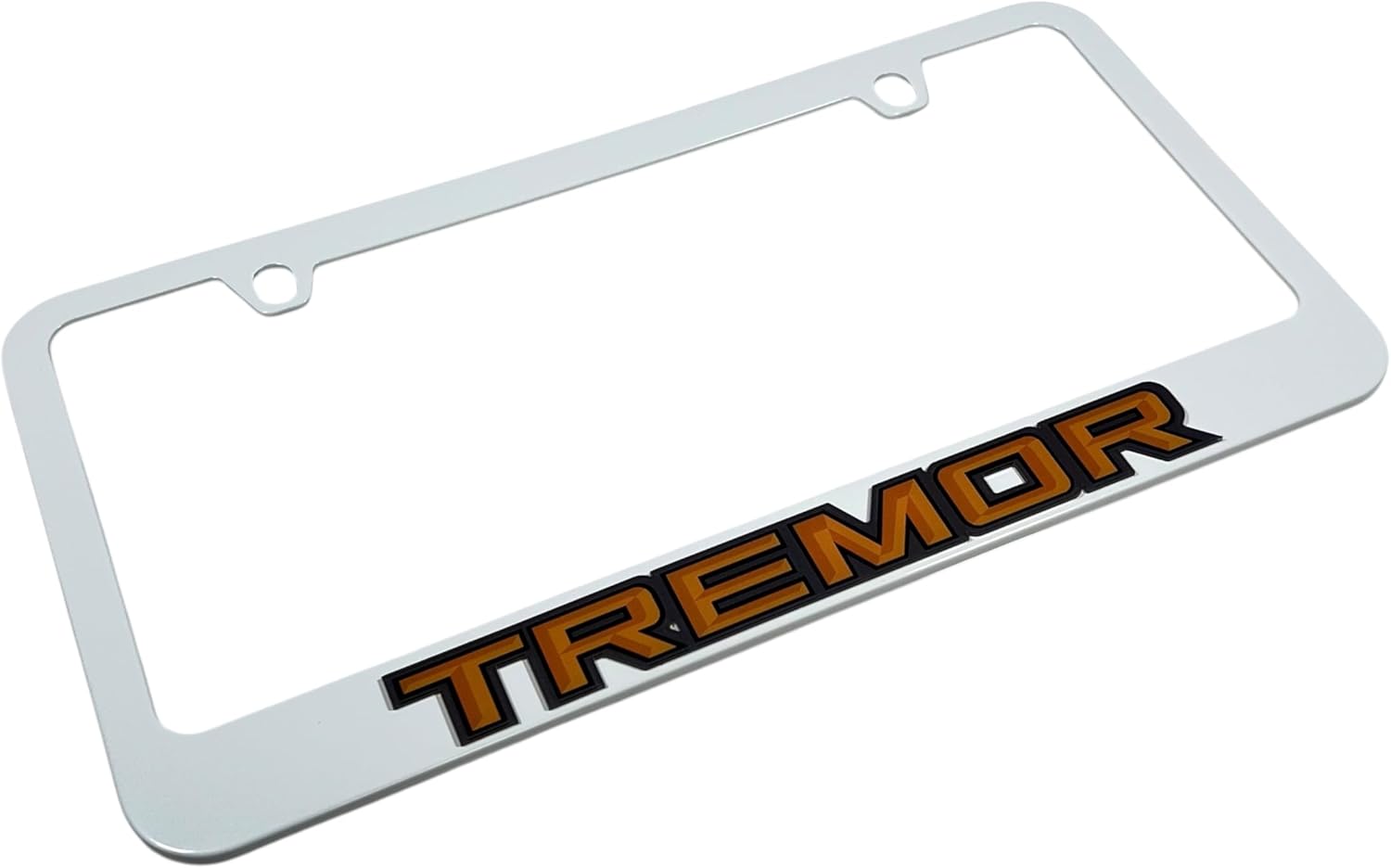 Eurosport Daytona Compatible with - Ford Tremor - White License Plate Frame