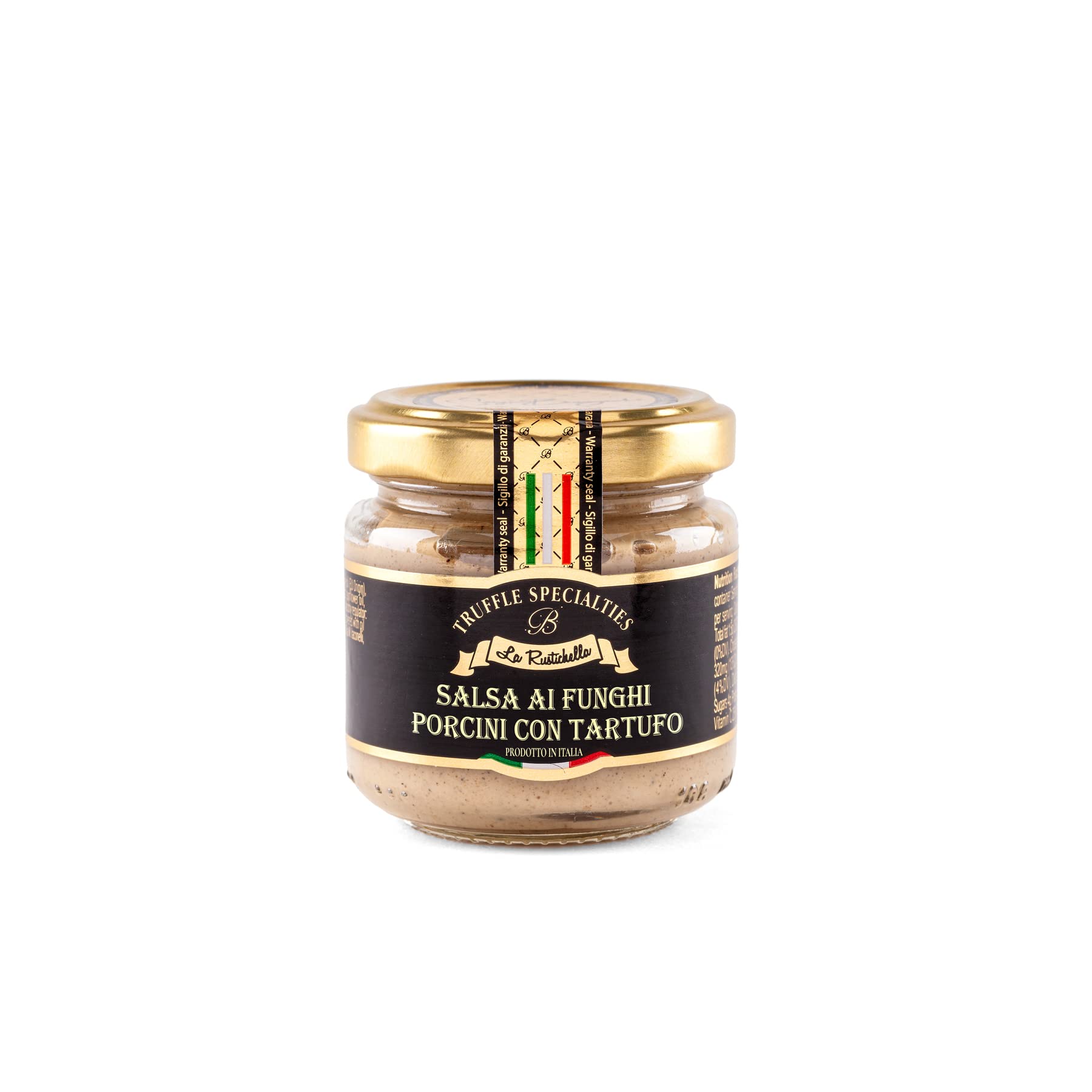 La Rustichella - Set Olio al Tartufo Bianco 60ml , Olio al Tartufo Nero 60ml & Salsa al Fungo Porcino 90g Vegan , Gluten Free , Cholesterol Free - Prelibatezze Italiane