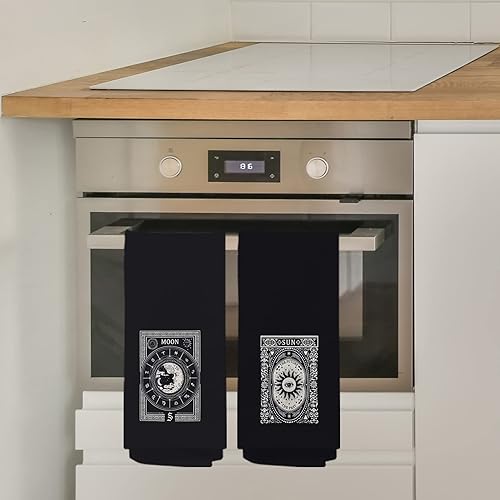 Miniatura 3 de NEGIGA Toallas de cocina, decoración de cocina gótica, juegos de toallas de cocina y paños de cocina, toallas de mano de tarot, juegos de toallas de