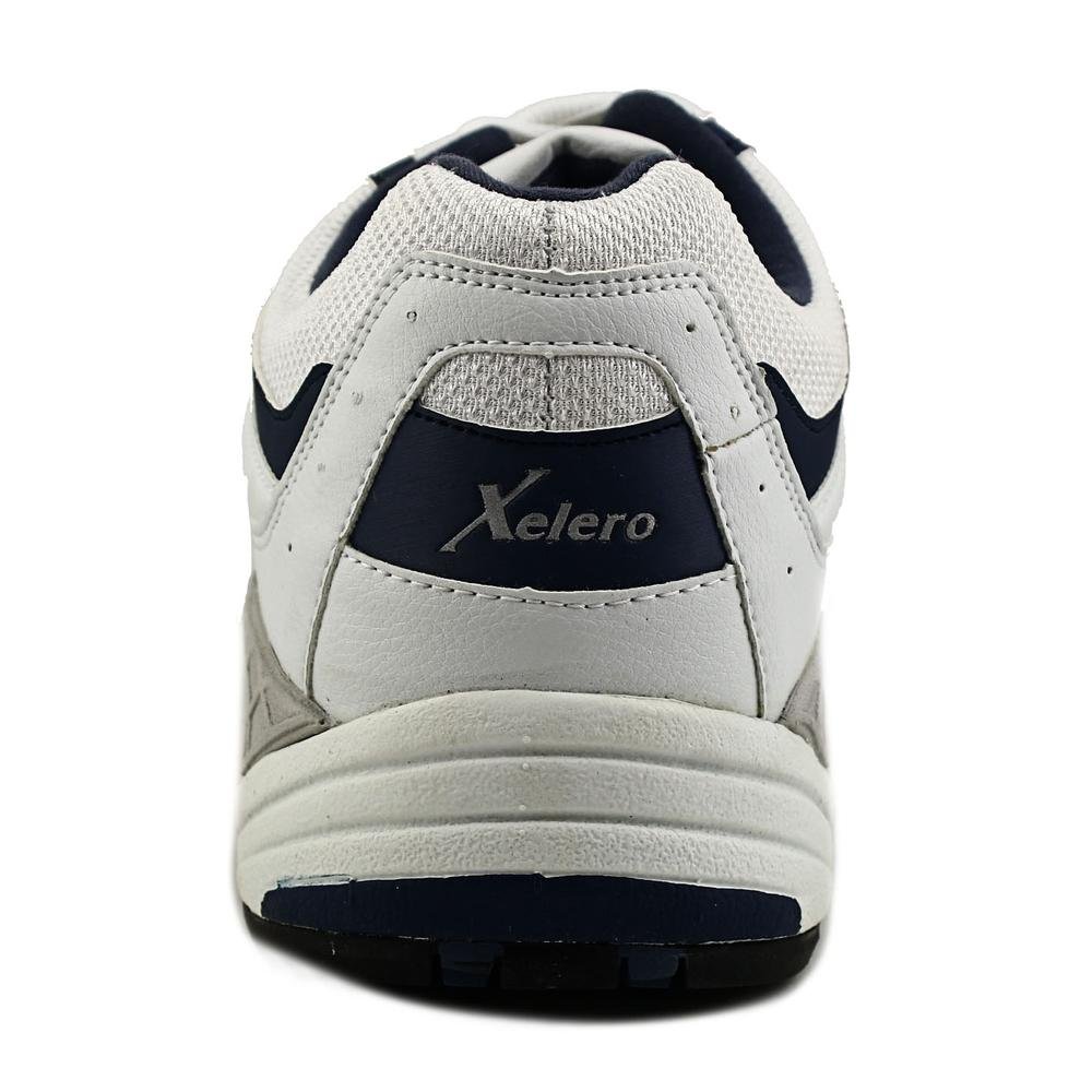 Xelero Matrix - Men's Motion Control Walking Shoe White/navy Mesh - 12 Medium