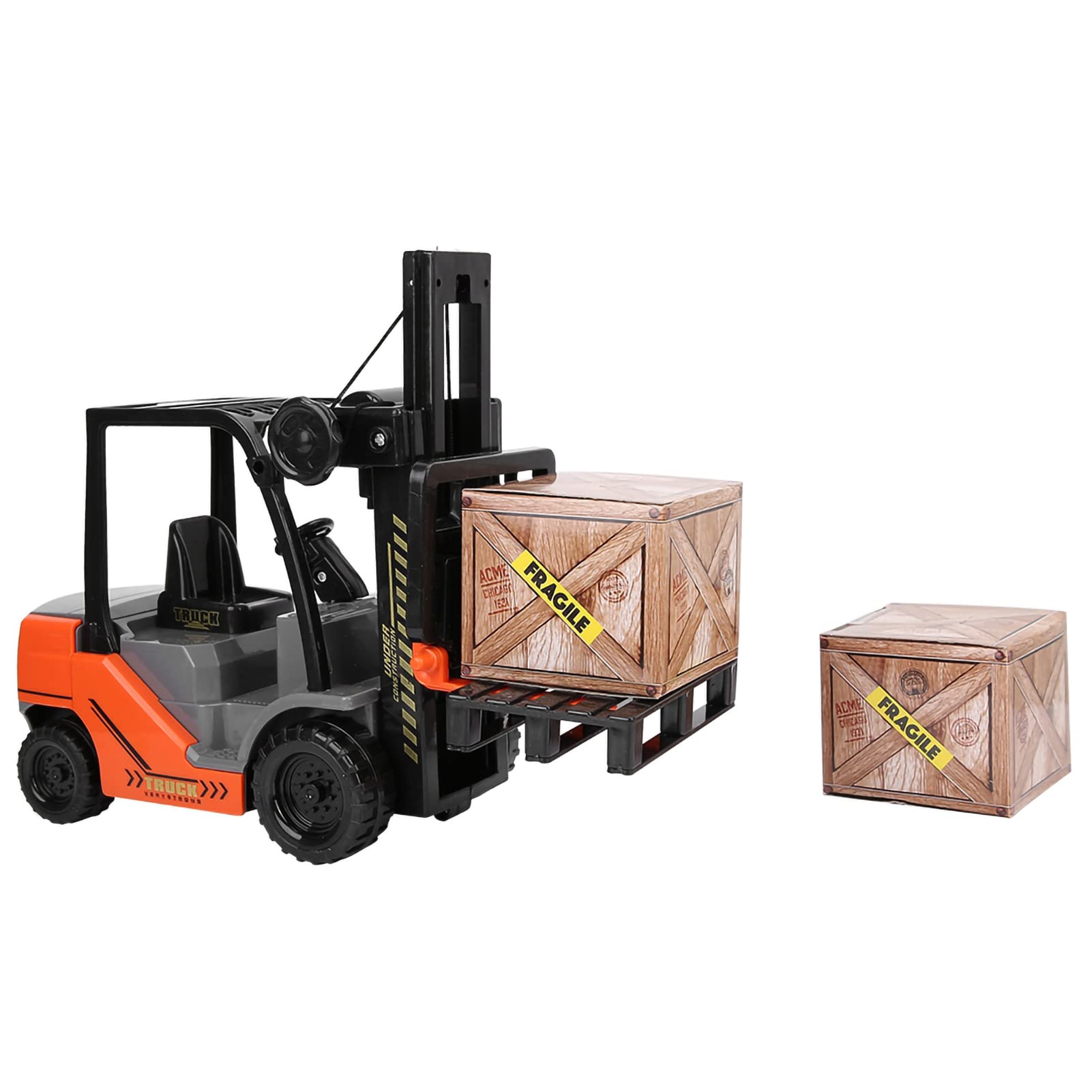 Carretilla Elevadora de Juguete Klift con Palets Carretillas Elevadoras Escala 28×18×12:12 Modelo de Juguete Carretillas Elevadoras de Inercia de Regalo con Palets Carretilla Elevadora de de