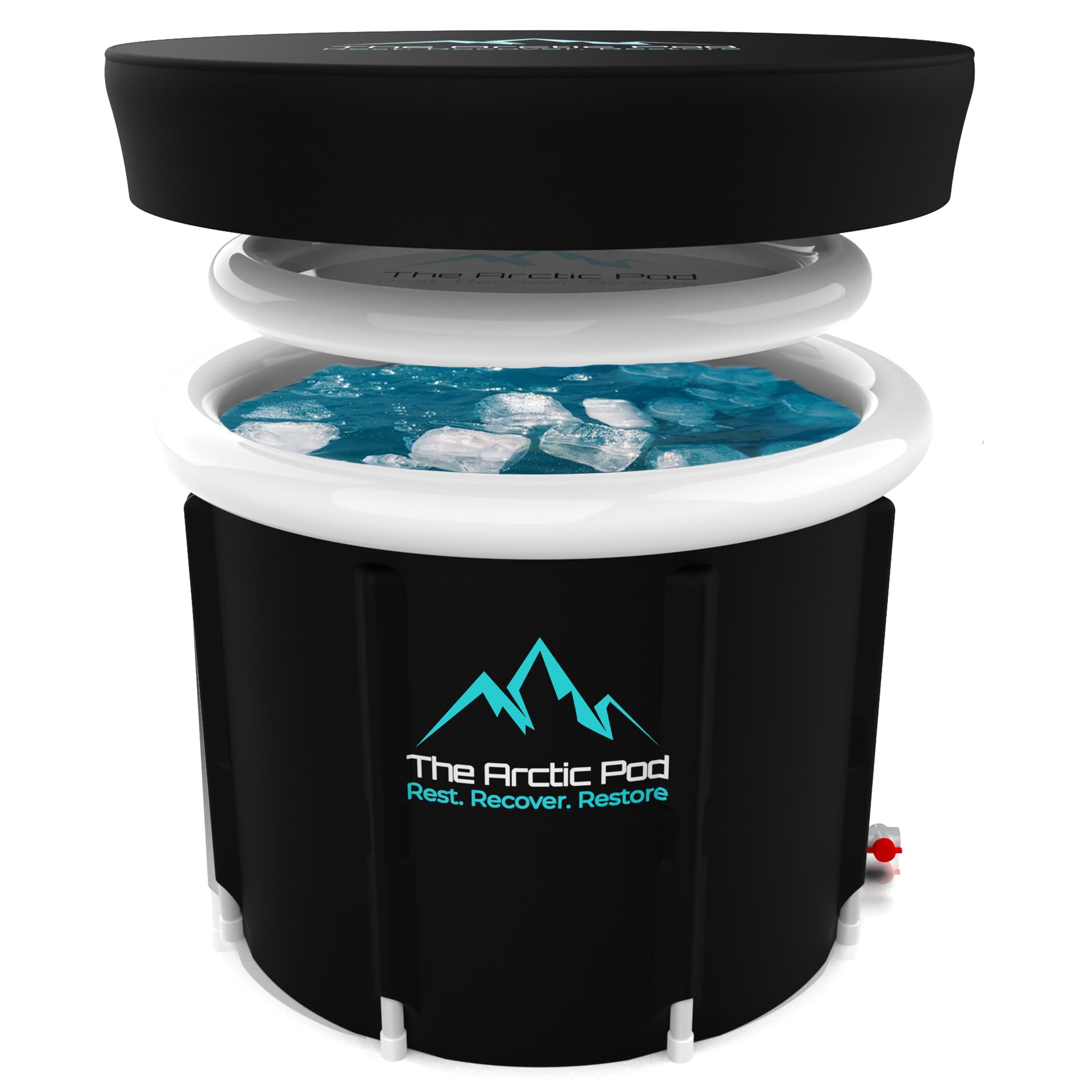 Buy The Arctic Pod Portable Ice Bath Outdoor Tub 80 x 80 x 72 cm 360L