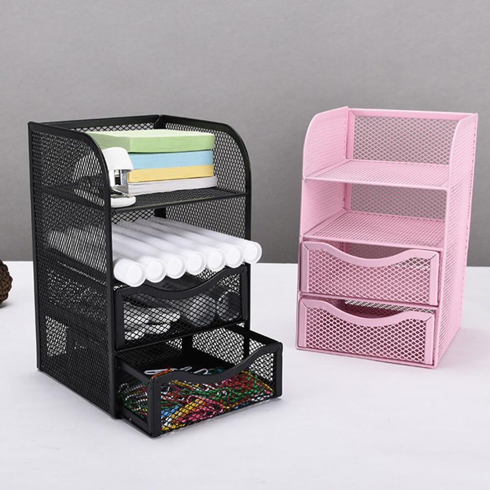 EXCEART Organizador De Escritorio De Almacenamiento Para Contenedor De Archivos y Accesorios Para Mantener El Escritorio Desorden