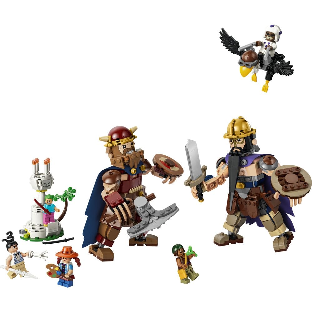LEGO ONE PIECE Dorry kontra Brogy — Giganci z Little Garden 75644 | Scenka ONE PIECE, zestaw akcji, prezent dla fana anime 9+, 733 elementy