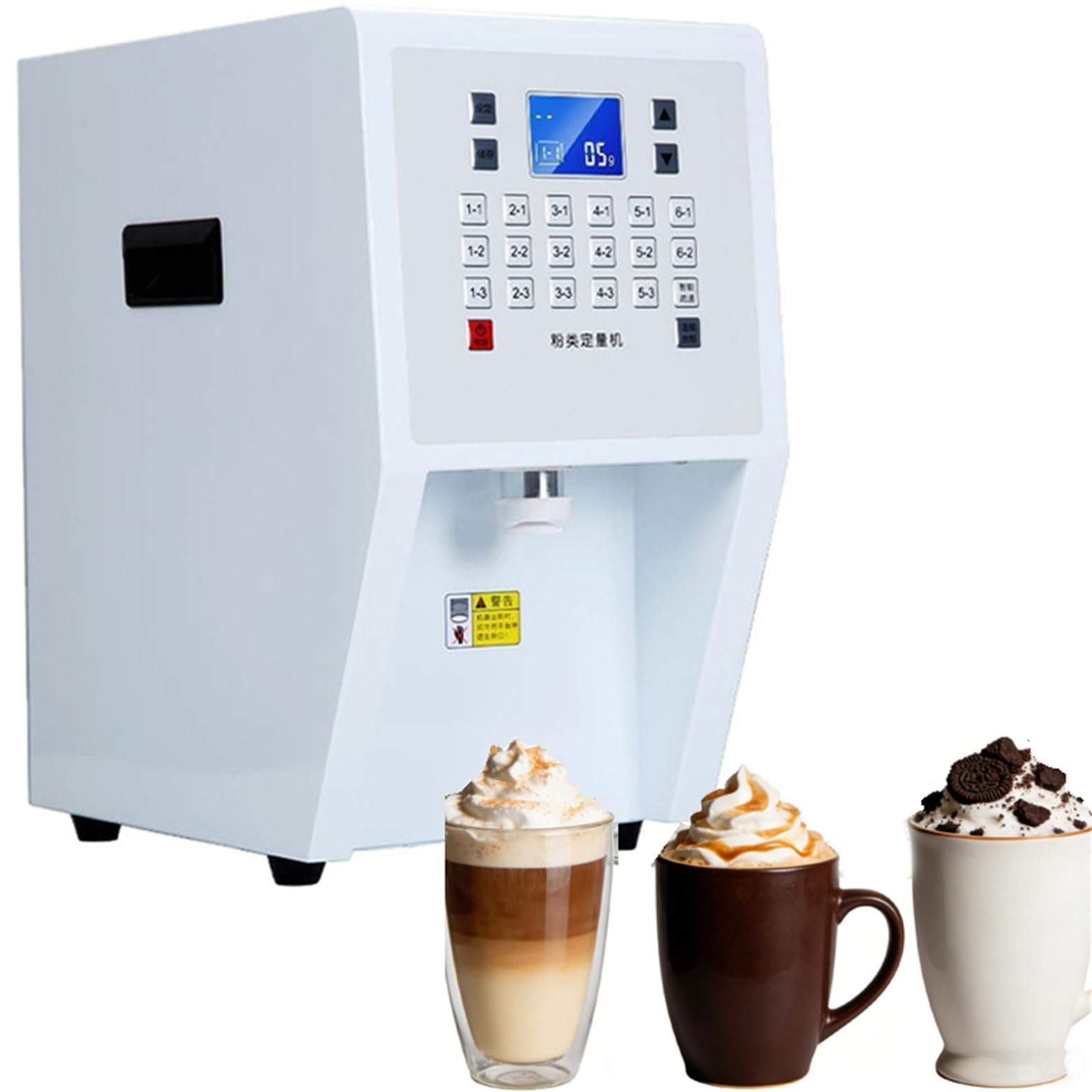 Automatyczny Dozownik Proszku Owocowego Dozownik, Komercyjny Dozownik Syropu Do Bubble Tea, Cyfrowy Dozownik Proszku Do Kawiarni Z Mlekiem, Herbaty, Deserów