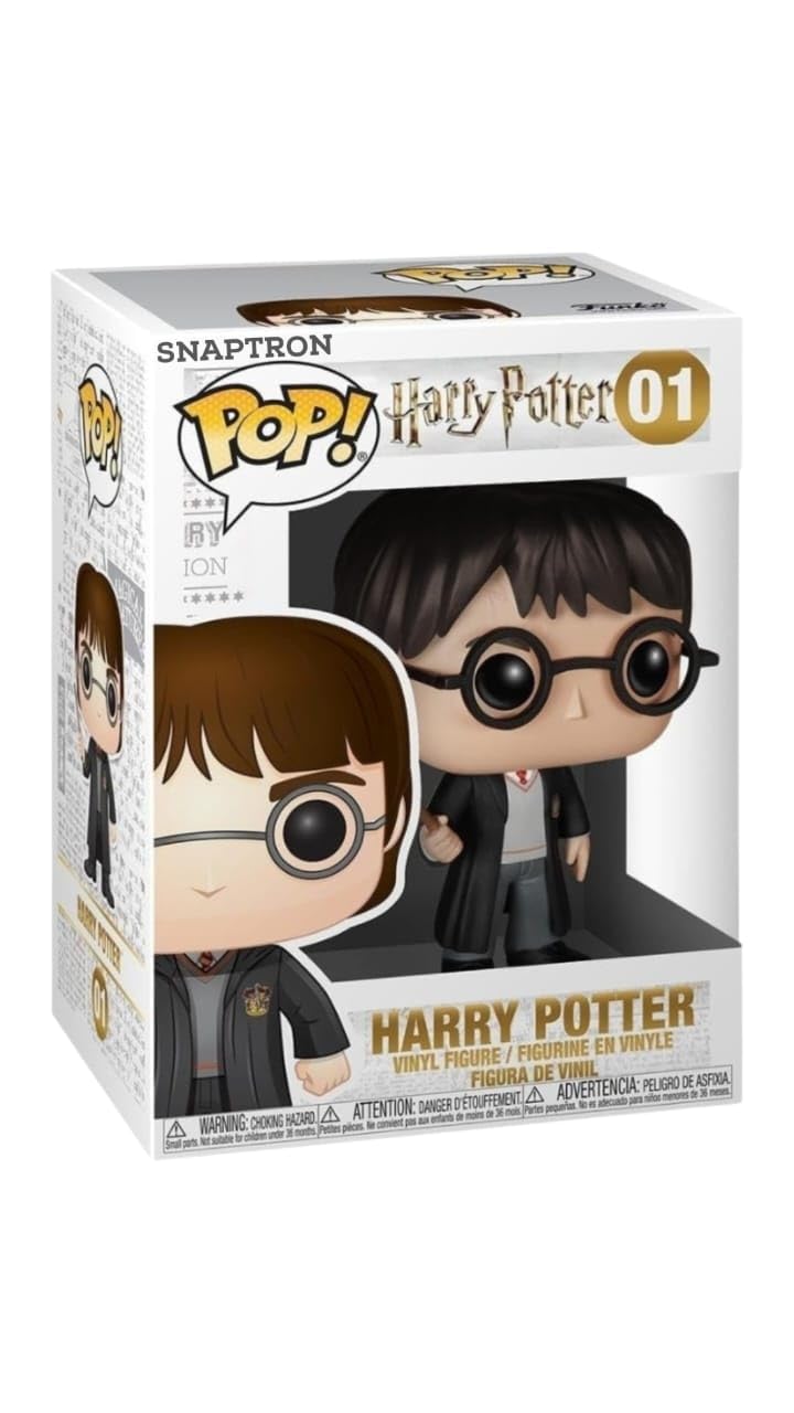 SNAPTRONPOP! Movies: Harry Potter – Official Collectible Miniature Vinyl Figure, Iconic Harry Potter Character, Perfect Party Favor Gift for Kids, Adults & Movie Fans, Ideal for Display & Collectors