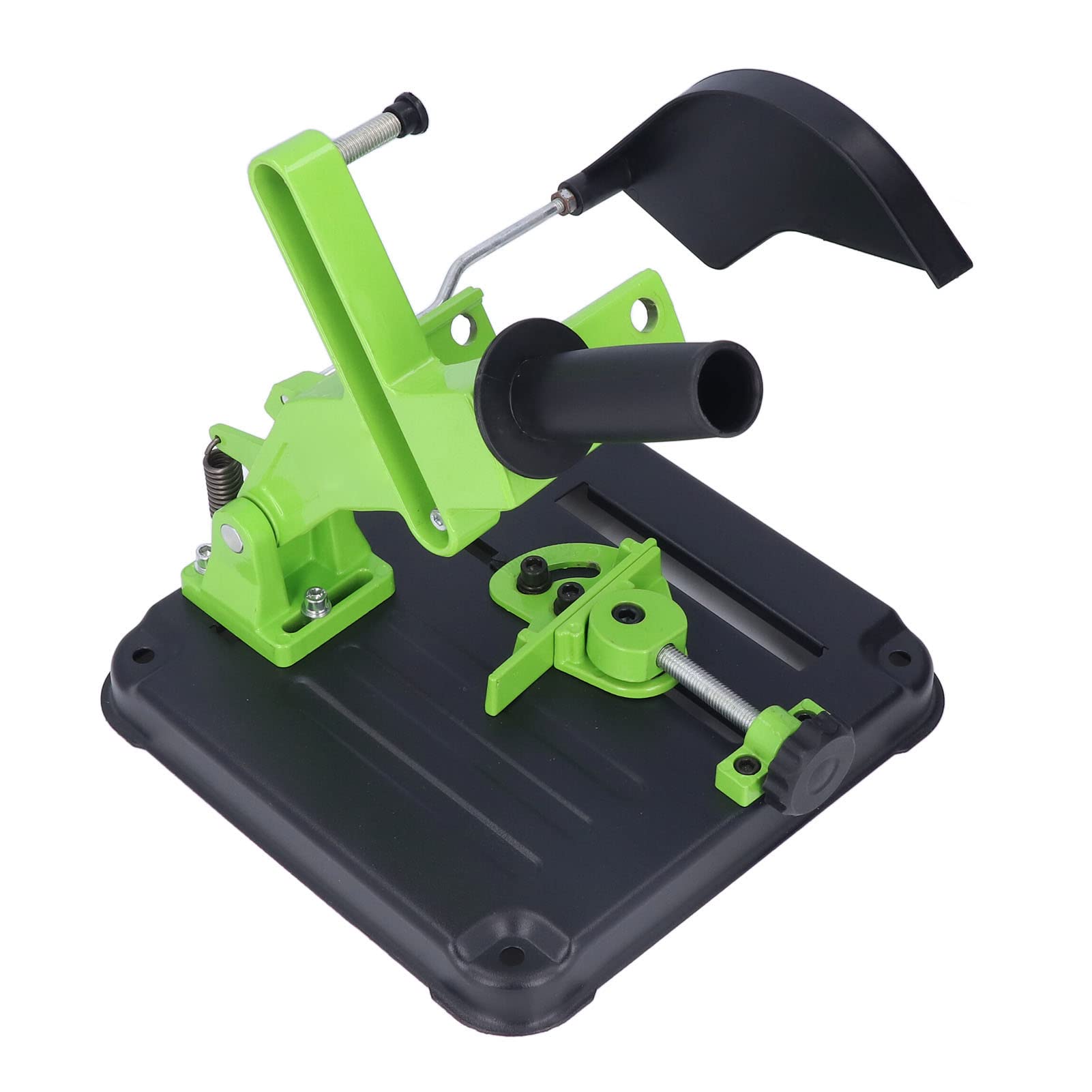 Cocoarm Supporto per Smerigliatrice Angolare, Base del Supporto per Smerigliatrice in Acciaio Inossidabile ABS per Utensili da 100 a 125 Mm, Angolo Regolabile con Scala, Vite di Fissaggio Filettata,