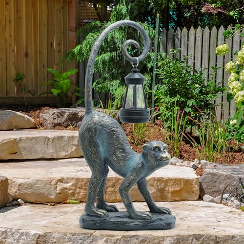 Resin-Monkey-Statue-with-Solar-Light-Whimsical-Garden-Decor-Good-Luck-Gifts-for-WomenOutdoor-Statues-Yard-Decor-for-PatioPorchHome-Unique-Housewarming-Gifts