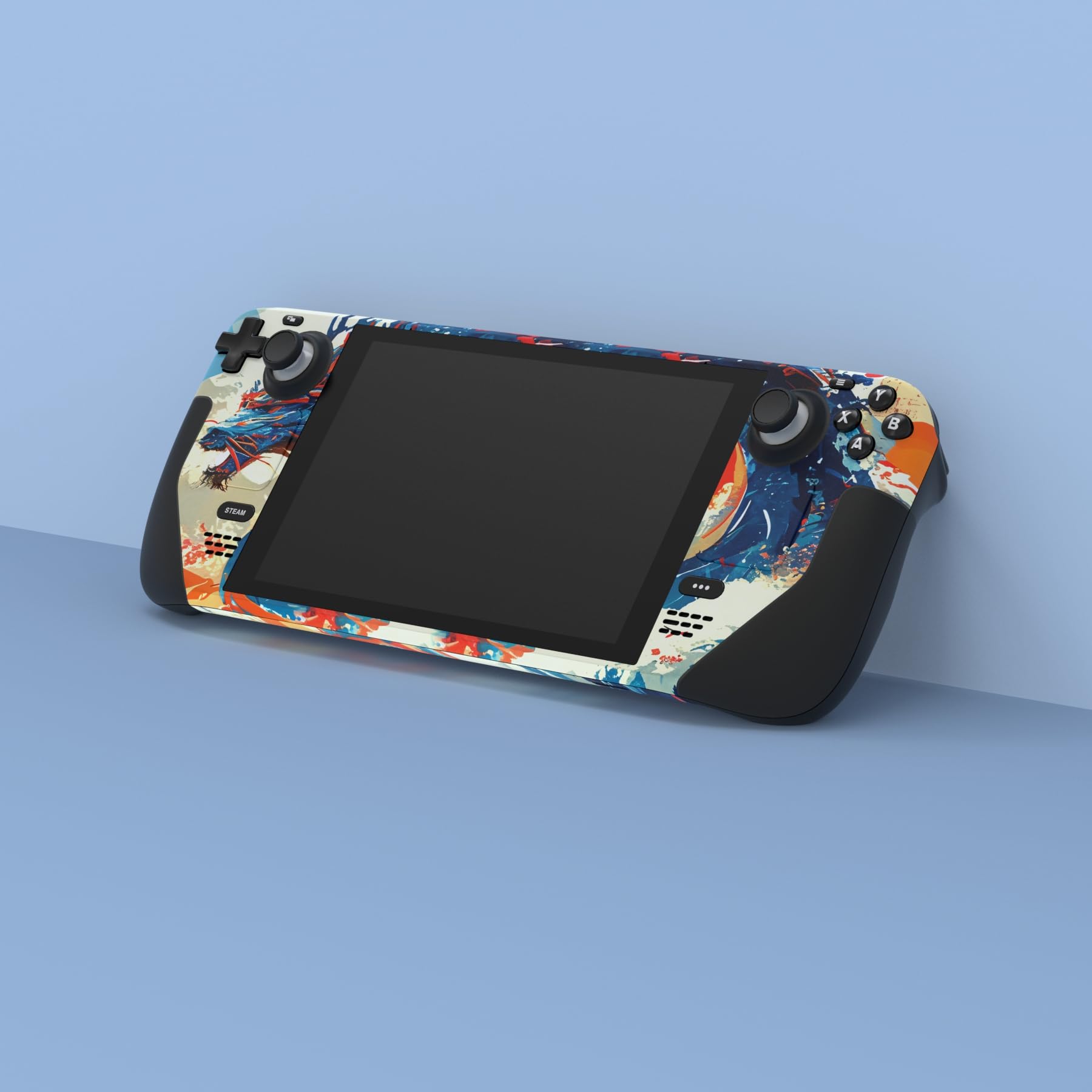 playvital Adesivo Skin per Steam Deck,Adesivi Decal Sticker Vinile Protettiva per Steam Deck OLED/LCD Console-Elisio del Drago