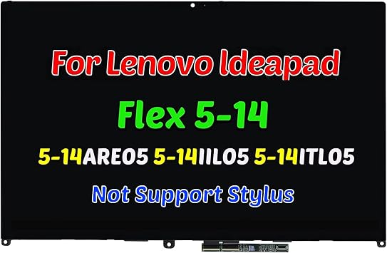 Replacement for Lenovo IdeaPad Flex 5-14ALC05 82HU 1920X1080 14.0" LED LCD Touch Screen Display Digitizer Assembly Only for Touch Screen