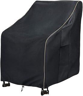 Fundas para Sillas de Terraza | Protección Antipolvo Para Asientos Y Muebles De Exterior - Cubiertas Resistentes e Impermeables para Balcón, Patio y Exterior