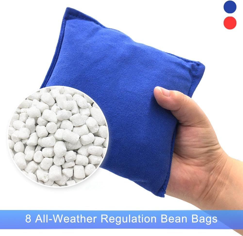 Cornhole Games Set Cornhole Board: 4X2 Solid Wood Premium Cornhole Sets Include 8 Bean Bags, Handbag and 2 Cornholr Boards, Outdoor Backyard Toss Cornhole Game for Family and Friends : Sports & Outdoors