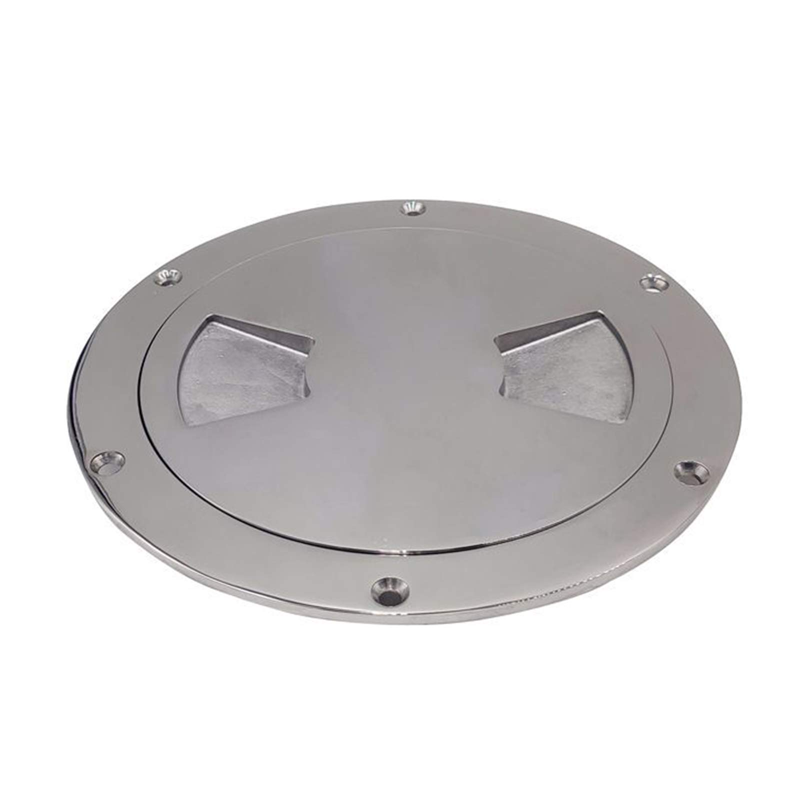 FALUSHAN Deck Plate Hatch,316 Grade Stainless Steel Inspection Deck Plate, 6inch Round Boat Access Hatch Cover, Boat Inspection Hatch for Yachts, Ships, Kayaks, Speedboats