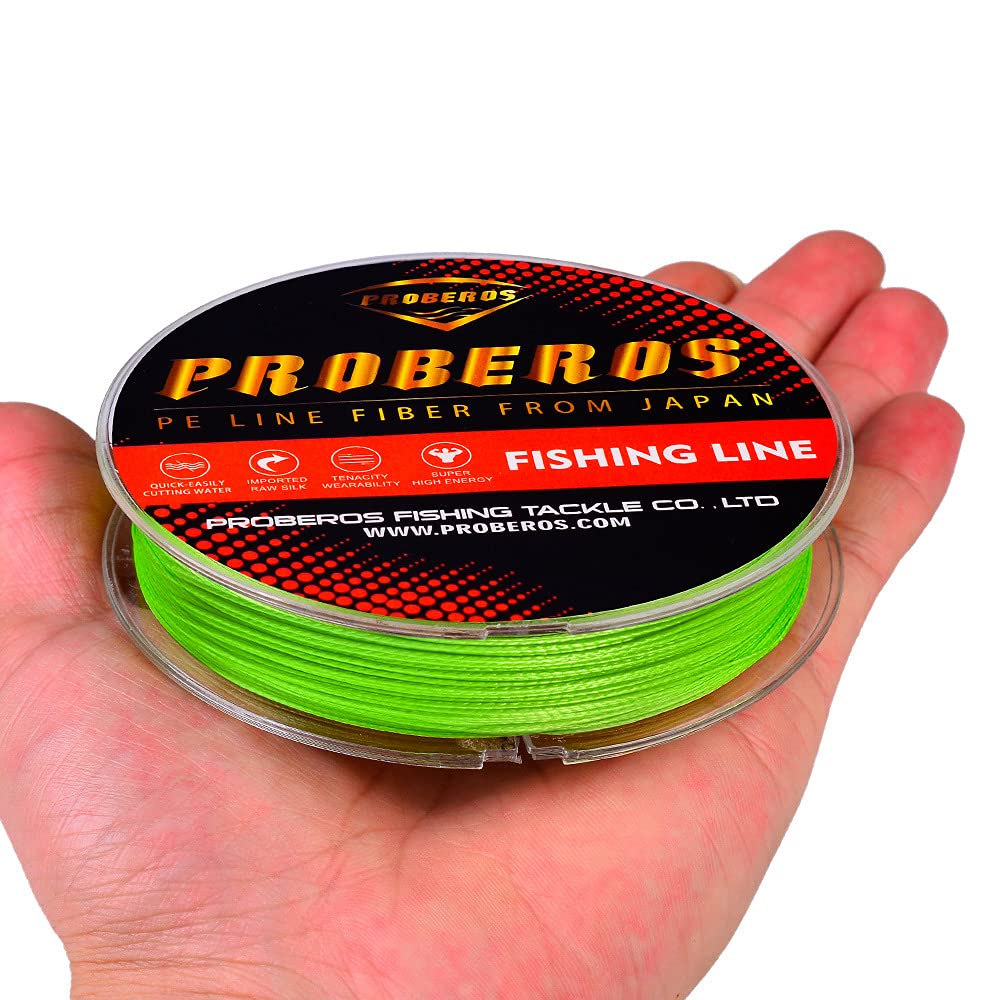 DOOGL Braided Fishing Line -4 Strand 100 Meter Fiber Braid LineAbrasion Resisting Braided Lines – Thin Diameter Superline