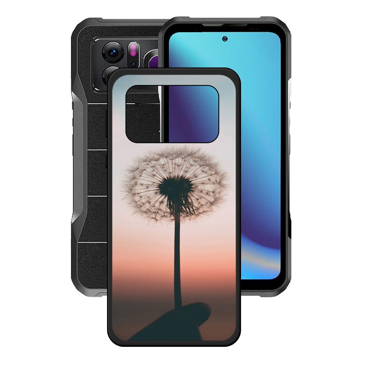 Coque Pour Doogee Fire 3 Ultra (5.5") + Avec Verre Trempé