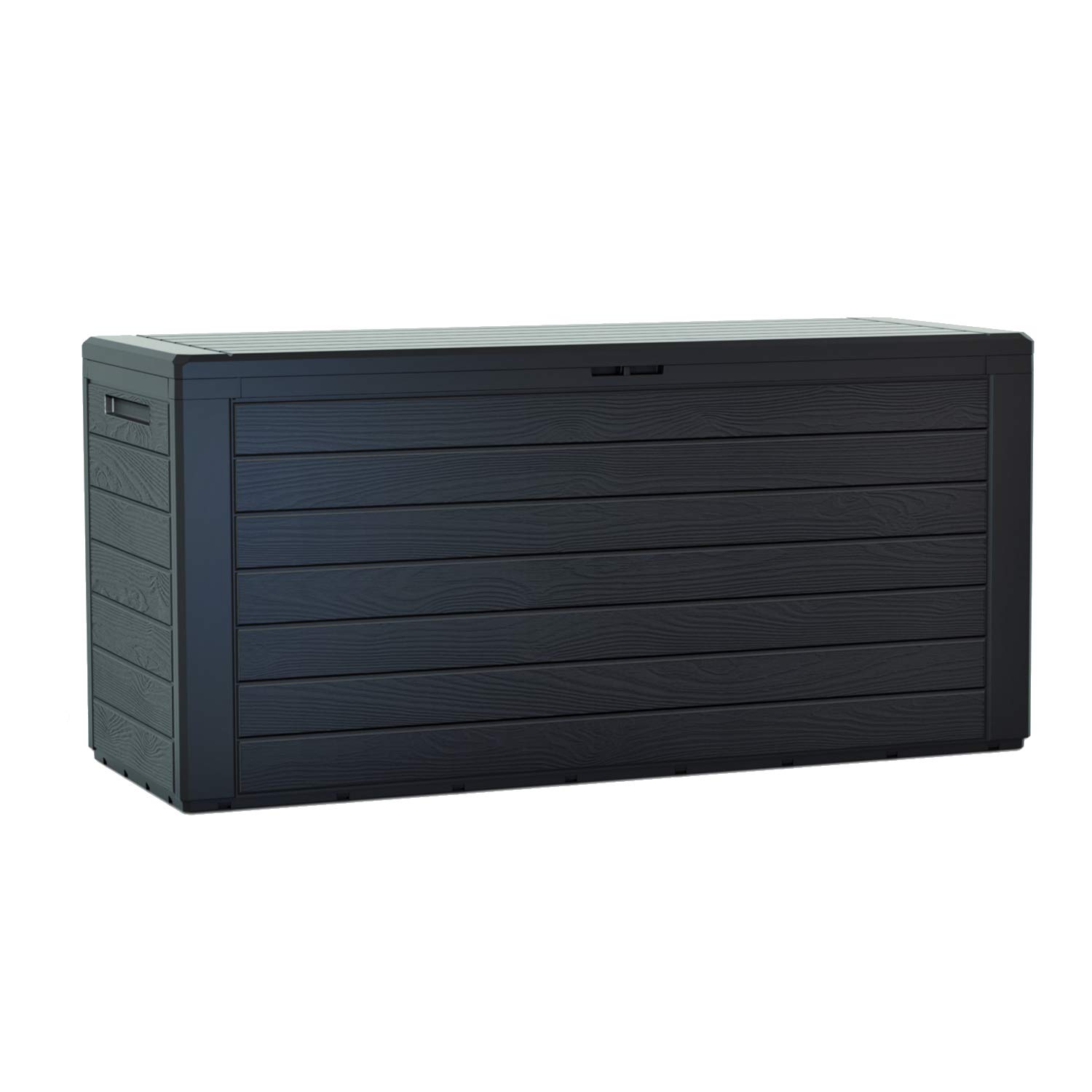 Prosperplast Scatola da Giardino Multifunzione Woodebox (280L, Antracite)