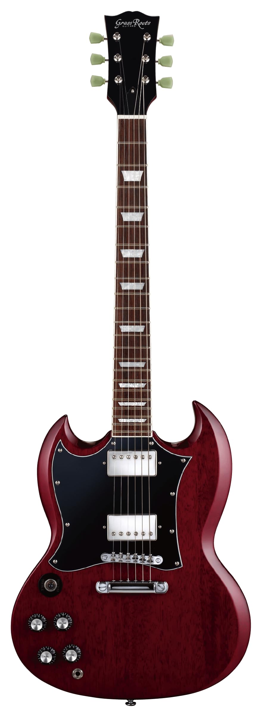 Amazon | GrassRoots G-SG-STD/LH Cherry エレキギター 左用 | エレキ