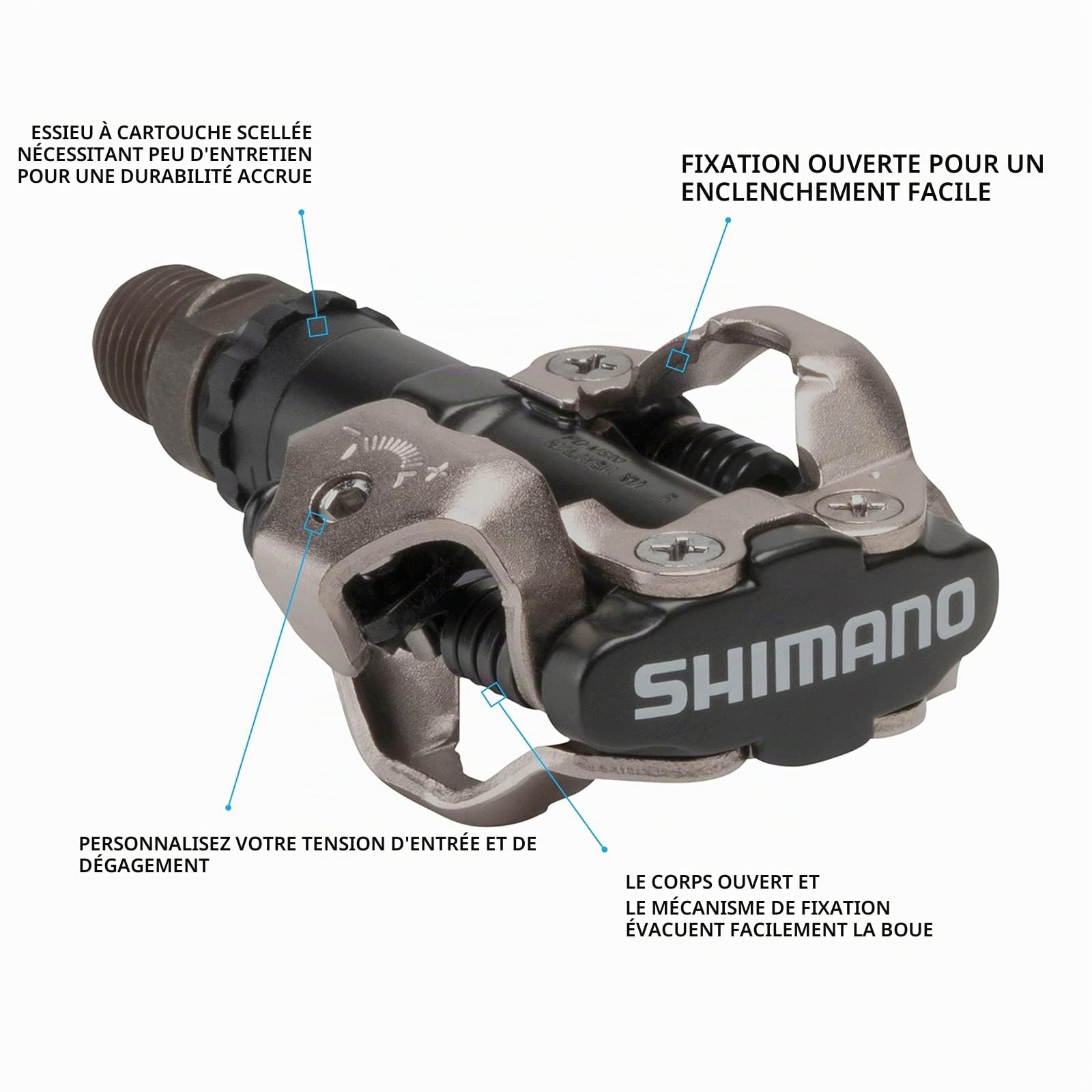 SHIMANO E-PDM520L SPD