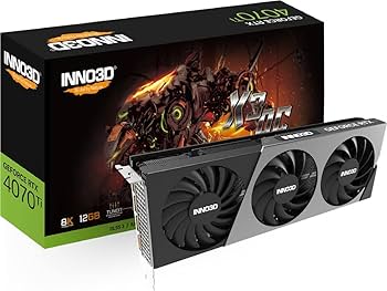 グラフィックボード・グラボ・ビデオカード INNO3D GeForce RTX4070ti Amazon | INNO3D GEFORCE RTX 4070 Ti X3 OC 12GB GDDR6X -N407T3
