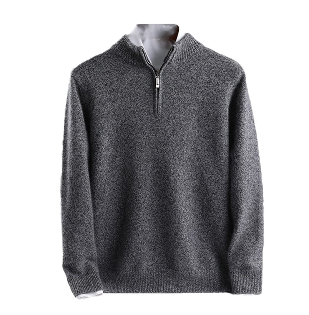 Pull cachemire homme col mi-haut | Isolation thermique en laine épaisse