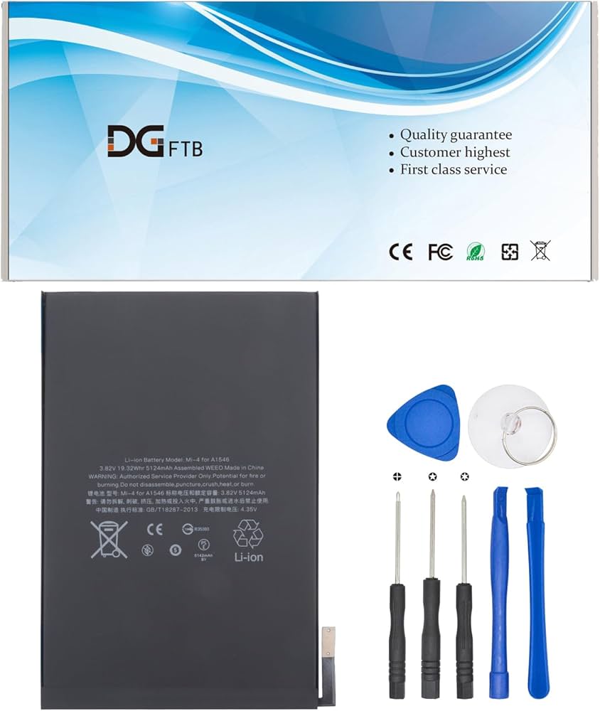 Amazon.com: A1546 Tablet Battery Replacement Compatible for Apple